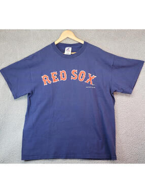Boston Red Sox Logo Athletic T-shirt sz XL vtg 1999 MLB